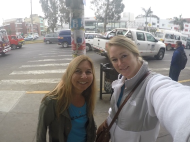 Outside Peru Bus Station.